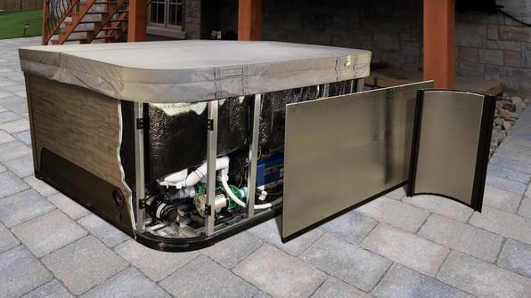 Hydropool self-cleaning hot tub insulation 
