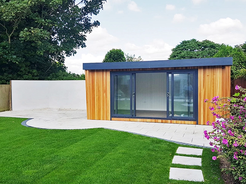 Cabin Master Cedar Swim Spa and Pool Garden Room